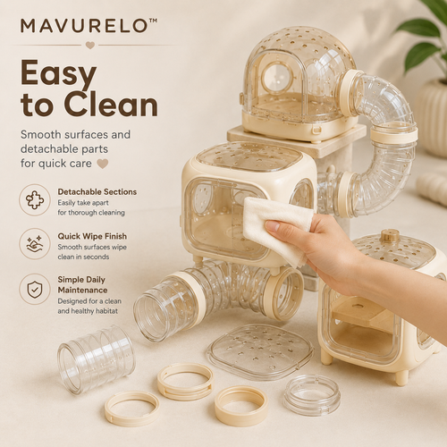 MAVURELO™ CozyMaze Modular Small Pet Tunnel System