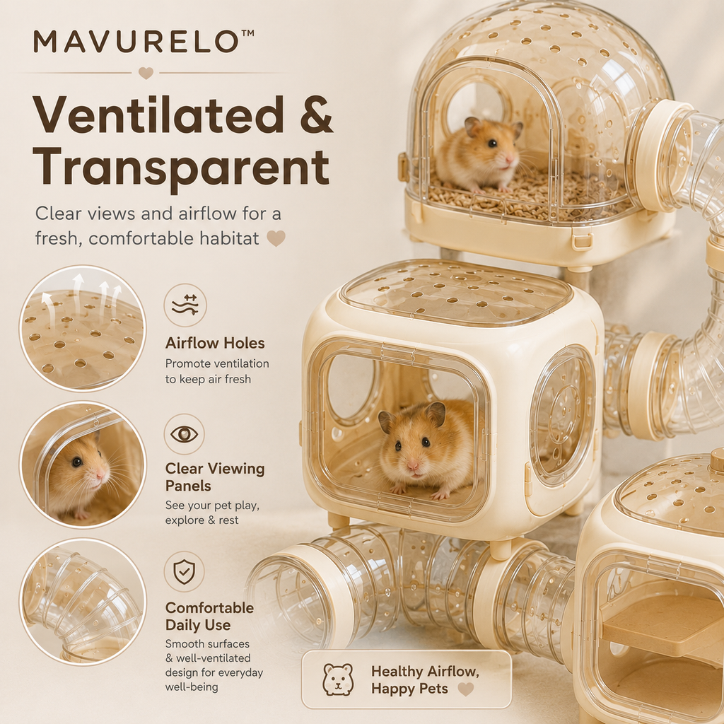 MAVURELO™ CozyMaze Modular Small Pet Tunnel System