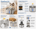 Mavurelo™ FlowPure 2.0 Stainless Steel Pet Water Fountain